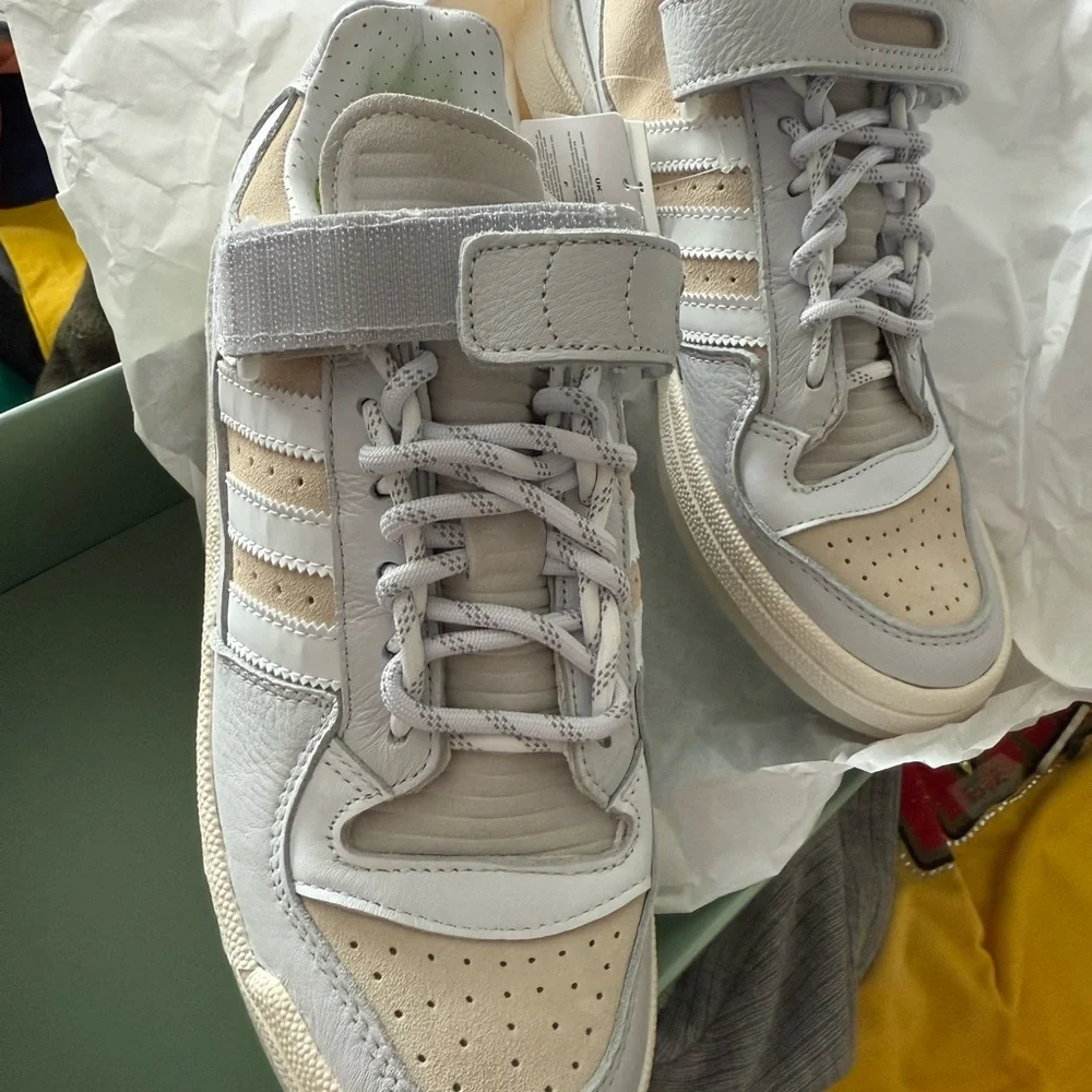 Adidas IVY PARK White and Cream Sneakers Brand new in box with dust bag.